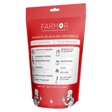 Marsupio di emergenza FARMOR per 1/5 persone - POC 3250 PE