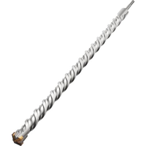 Foret SDS Plus 12 x 600 mm, marteau perforateur avec 4 coupes en carbure de métal dur, foret à béton idéal pour le perçage dans la pierre, le béton, la pierre naturelle, les murs de briques (1/5)