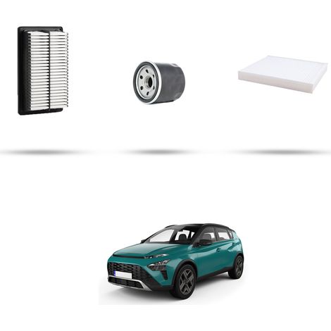 Kit tagliando 3 filtri compatibile con Hyundai Bayon 1.2 62kw dal 2021 (1/5)