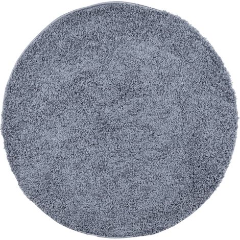 Maison Exclusive - Tappeto Shaggy PAMPLONA a Pelo Lungo Moderno Blu Ø 280 cm (1/5)