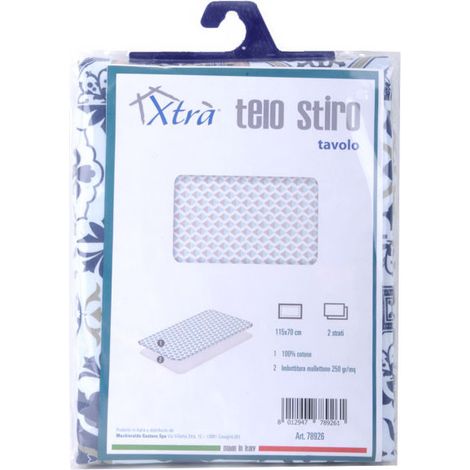 Funda de tabla de planchar de 2 capas para mesa de 115 x 70 Xtra 09905
