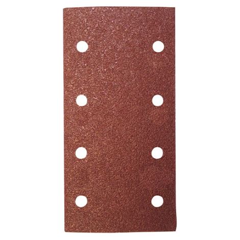 LEMAN 115230.10.82 Lot von 8 selbstklebenden Gleitern Korund - 115 x 230 mm Korn 80 - 10 Löcher bois/métal (1/2)