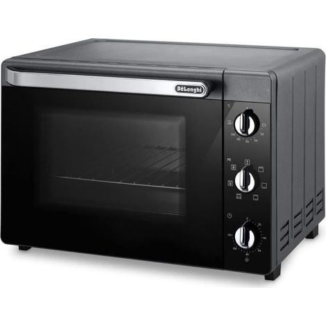 Delonghi – Grille-pain four 40 L 2000 W – Noir – Fonction grill – Pose libre – Four mixte vapeur