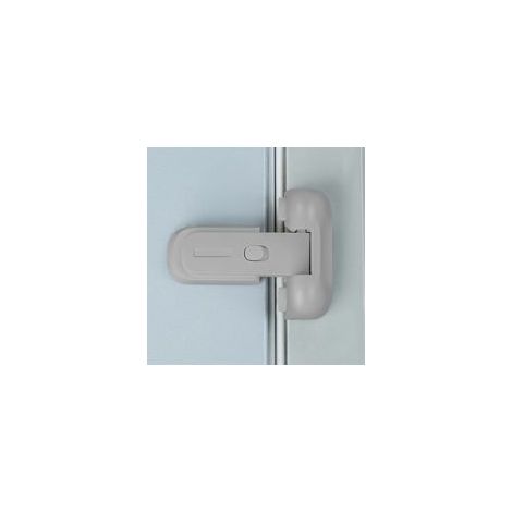Gris Verrou de réfrigérateur – Loquets de porte de congélateur sécurisés avec adhésif puissant  Système de verrouillage automatique, verrous de réfrigérateur pour adultes, animaux domestiques