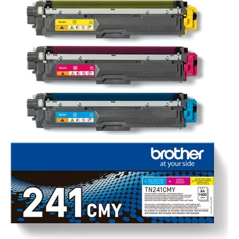 Tóner Original Brother TN241CMY Multipack/ Cian/ Magenta/ Amarillo