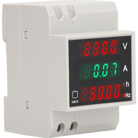 Compteur électrique numérique monophasé 80-300V CA 100A testeur de consommation énergétique ampèremètre voltmètre puissance (1/5)