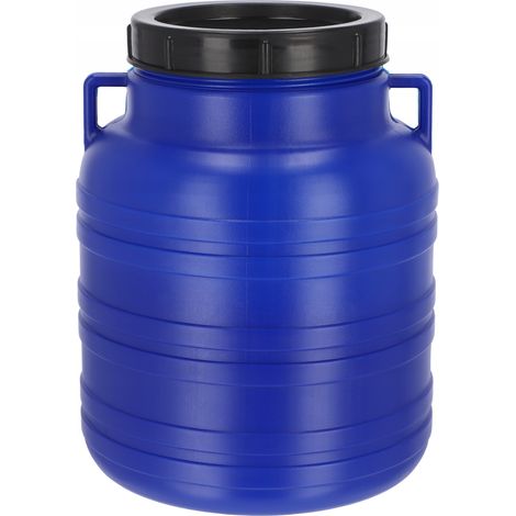 KADAX Plastikfass, Weithalsfass, aus HDPE-Kunststoff mit Deckel, 10L 1 Stück