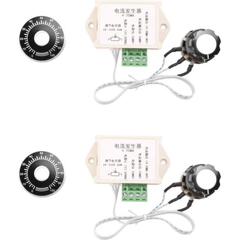 Générateur de signaux 2X 4-20MA, module de quantité analogique réglable en courant (1/4)