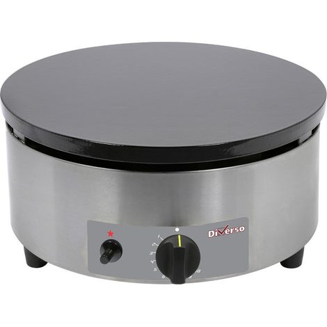 Crêpière haut rendement, gaz, Ø 400 mm "émaillée" - Diverso