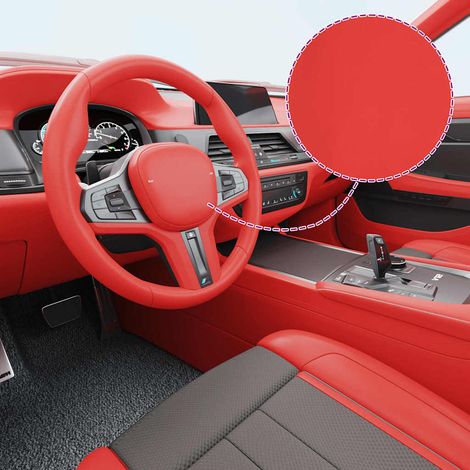 vidaXL Pellicole per Auto 2pz Rosso Opaco 100x150cm