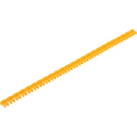 Repère câble Clipsable, texte : N Z, Noir sur Jaune ( Prix pour Sachet de 325 ) (1/2)