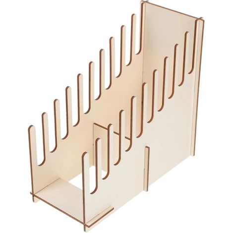 Porte-Cartes De Visite en Bois : Présentoir De Bureau en Bois pour Cartes,