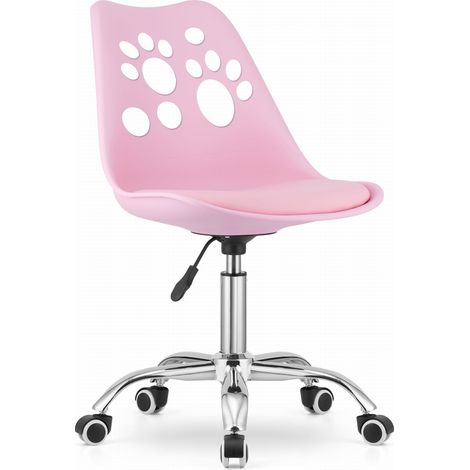 Kinderbürostuhl PRINT - höhenverstellbar - rosa (1/5)