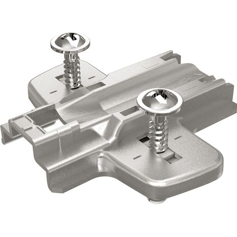 Embase cruciforme à visser - Distance : 3 mm - HETTICH