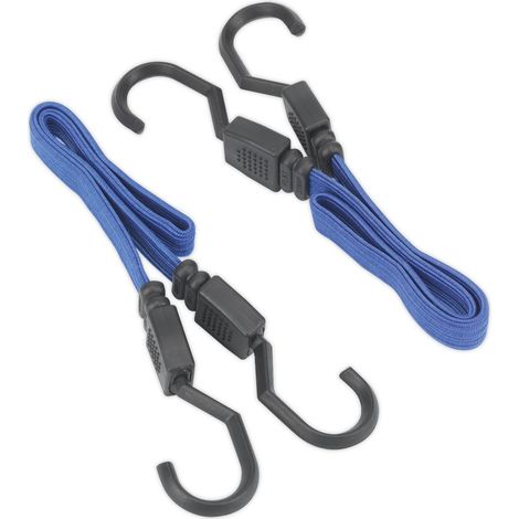 Sealey Flat Bungee Cord Set 460mm 2pc BCS15 (1/3)