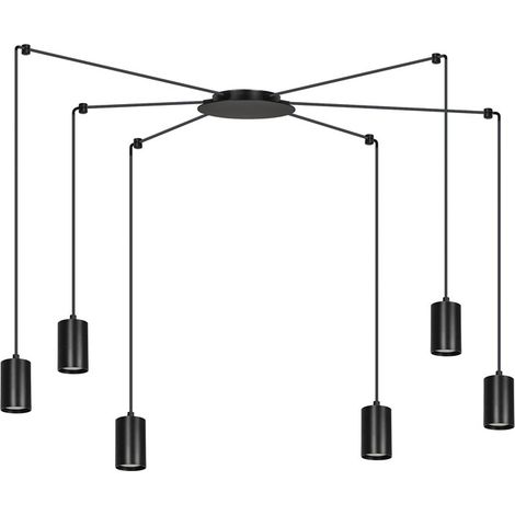Lámpara colgante Finder (6 luces)