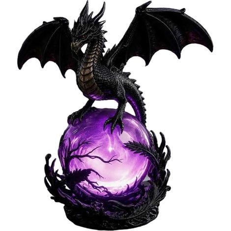 Dragon Cristal Ball Veilleuse - Gothic USB Lampe pour Chambre (1/5)