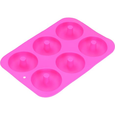 Donut-Backformen mit 6 Fächern, Silikon-Antihaft-Donutformen für DIY-Backbegeisterte (1/5)