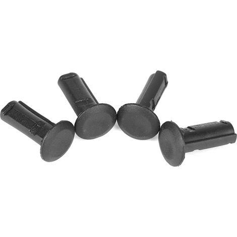 100 rivets plastiques noir pour pare-chocs voiture, clips poussoirs fixation Toyota, attaches rapides (1/5)