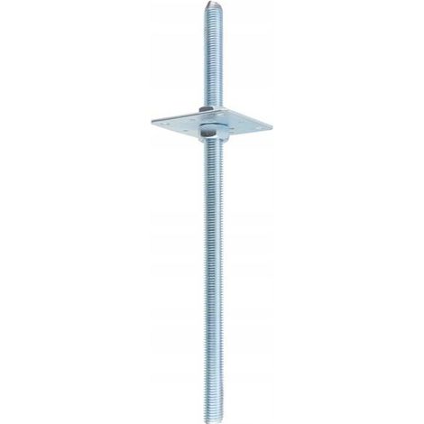 Base de poste de anclaje ajustable 110x500 varilla M24 (1/5)
