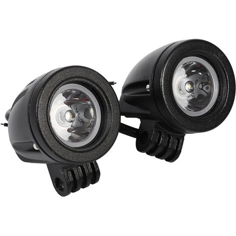 2 pièces projecteurs LED 10W haute puissance pour tout-terrain, conduite, antibrouillard, spot, moto (1/5)