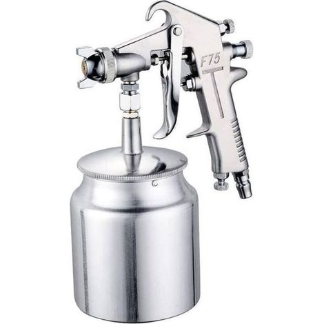 Pistolet pulvérisateur à air professionnel, pistolet pulvérisateur de peinture, peinture à l'huile et à l'eau, peinture en aérosol pour la maison et le bricolage, léger, adapté aux débutants et aux pr (1/4)