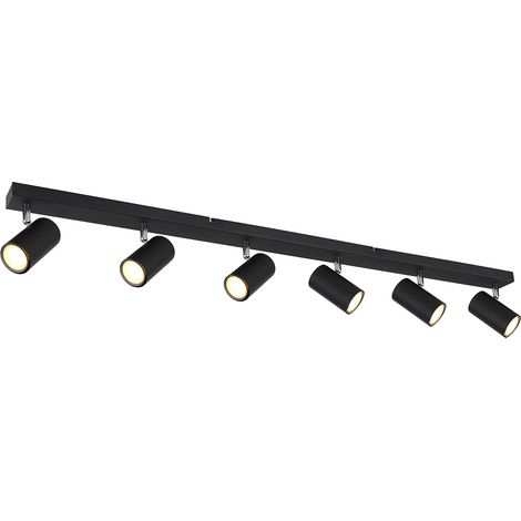 Globo - spot - Robby - noir - métal - spot en saillie - GU10 -