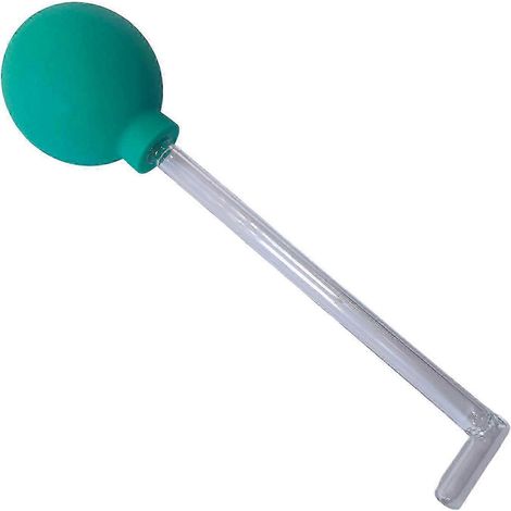Dispositif manuel d'amygdalectomie en forme de boule de verre avec un long tube, convenant aux adultes et aux enfants, vert. (1/5)
