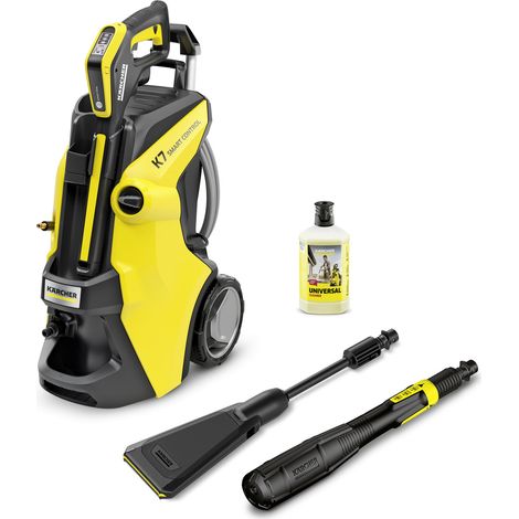 Hochdruckreiniger KÄRCHER K 7 Smart Control Flex ecoBooster: 180 bar, mit PremiumFlex-Schlauch, G 180 Q Smart Control Pistole & ecoBooster Kit – für mehr Leistung, Bluetooth & App-Anbindung
