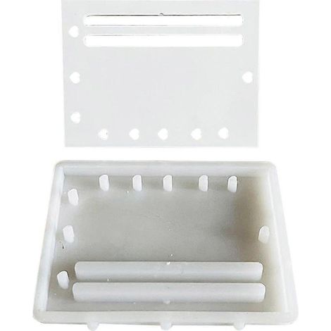 Moule en silicone rectangulaire pour portefeuille, moule en plâtre, moules pour cadeaux et moulages d'argent (1/4)