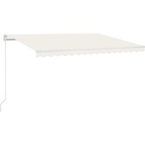Toldo retráctil automático crema 450x300 cm vidaXL (1/7)