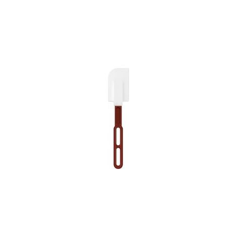 Hochtemperatur-Silikonspatel, hitzebeständig bis 260 °C, Profiqualität, 25 cm, antihaftbeschichteter Gummi (kleine Größe). – Crezuo