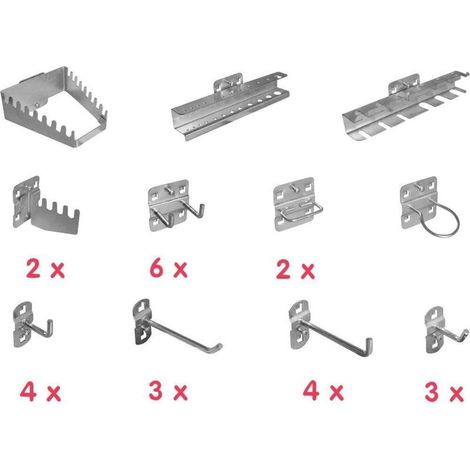 20142038 SET de porte-outils PRO (L x l x H) 190 x 200 x 75 mm 28 parties (1/3)