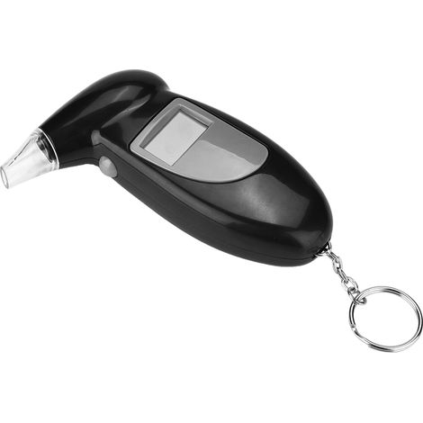 Alcootest professionnel écran LCD sans rétroéclairage analyseur d'alcoolémie détecteur de mensonge éthylotest (1/5)