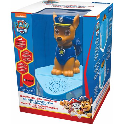 Enceinte Bluetooth Pat'Patrouille avec figurine Chase lumineuse BTD80PA
