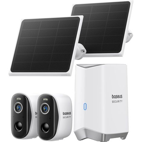 Caméra Surveillance WiFi Extérieur sans Fil Solaire, 2K (1/5)
