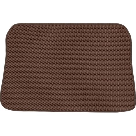 Tappetino per bagagliaio in EVA per Volkswagen Polo III Hatchback dal 1999 al 2001, a nido d'ape - Marrone (1/5)