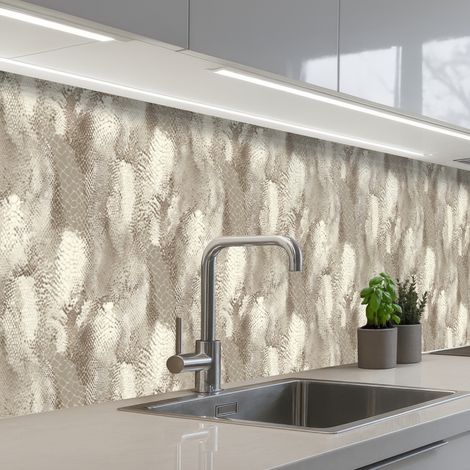 SCHIENALI CUCINA Serpente - Struttura - Sabbia 300x80 cm (1/5)