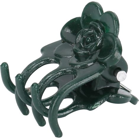 200 pinces à fleurs en forme de rose, magnifiques, pour plantes, tiges de fleurs de jardin, accessoire de fixation, vert (1/5)