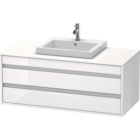 Meuble sous-vasque KETHO 550x1200x496mm blanc brillant