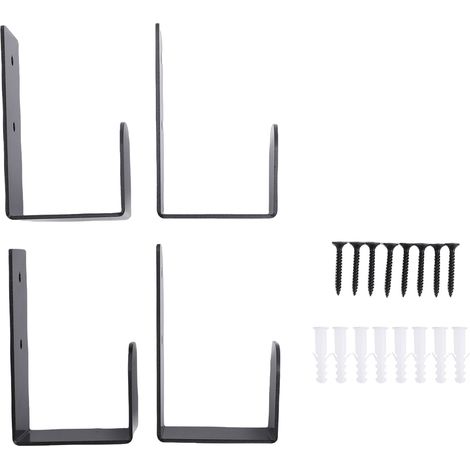 Support Mural Ceinture Champion Aluminium Lot de 4 Porte-Ceinture Horizontal Universel pour Boxe et Lutte Décoration Murale