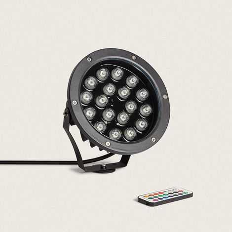 LED-Außenstrahler RGB 18W IP67 mit Spieß Colmar RGB (1/5)