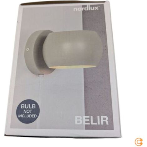 [GEBRAUCHT] B-Ware Nordlux Wandleuchte Wandlampe Belir 2312201018 G9 LED Leuchte braun Ø130mm (1/2)