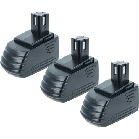 vhbw 3x Akku Ersatz für Hilti SFB126A, SFB126, SFB121 für Werkzeug (2100 mAh, NiMH, 12 V)