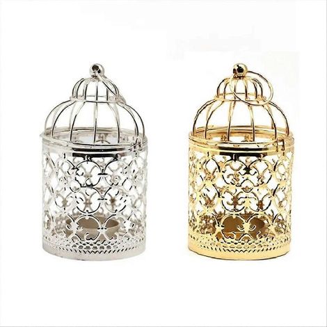 Lanterne marocaine Beiou, chandelier Taihua, argent et or (1/5)