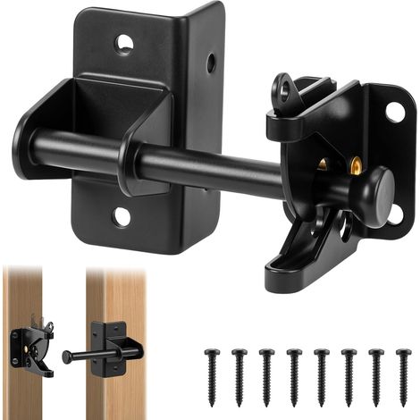 Loquet à gravité robuste clôtures en bois portails de jardin vis (1/5)