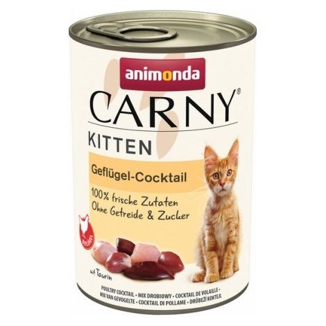 Cocktail de volaille aromatisé Cat Carny Kitten ANIMONDA 400g
