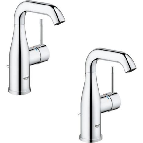 Conjunto de 2 mezcladores de lavabo GROHE Essence M Chrome