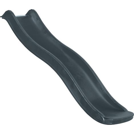 Toboggan glissière avec vague en PEHD 175cm – Dimensions 175x38,9cm – Système de mise en eau par tuyau d'arrosage – Poignées antidérapantes – KBT