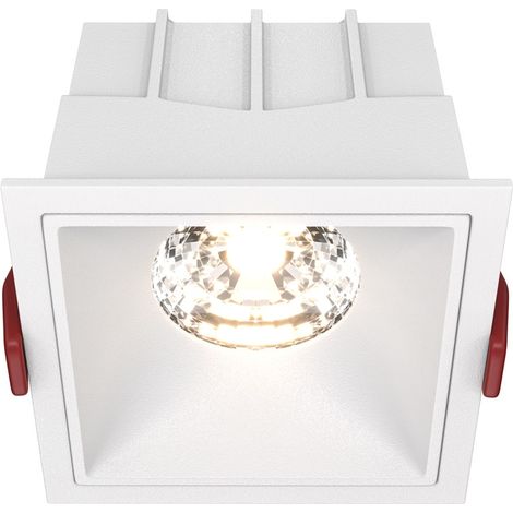 Maytoni Alfa LED faretto incasso quadrato bianco 15W 3000K (1/2)
